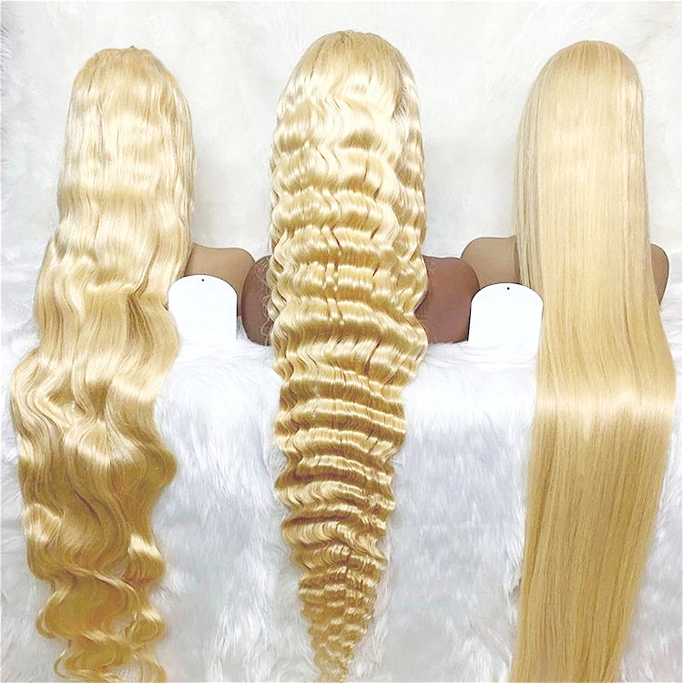 40 inch hd brazilian full lace human hair wig,100% human hair hd blonde 613 full lace wig with baby hair,full lace wig vendor