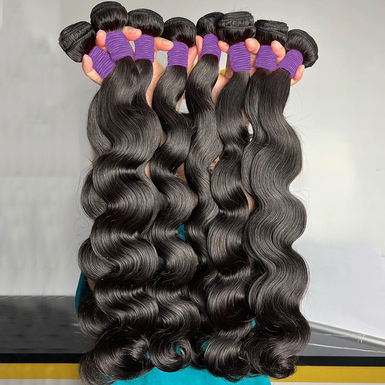 Top quality single donor cuticle aligned virgin hair bundles human hair wholesale raw filipino wavy hair