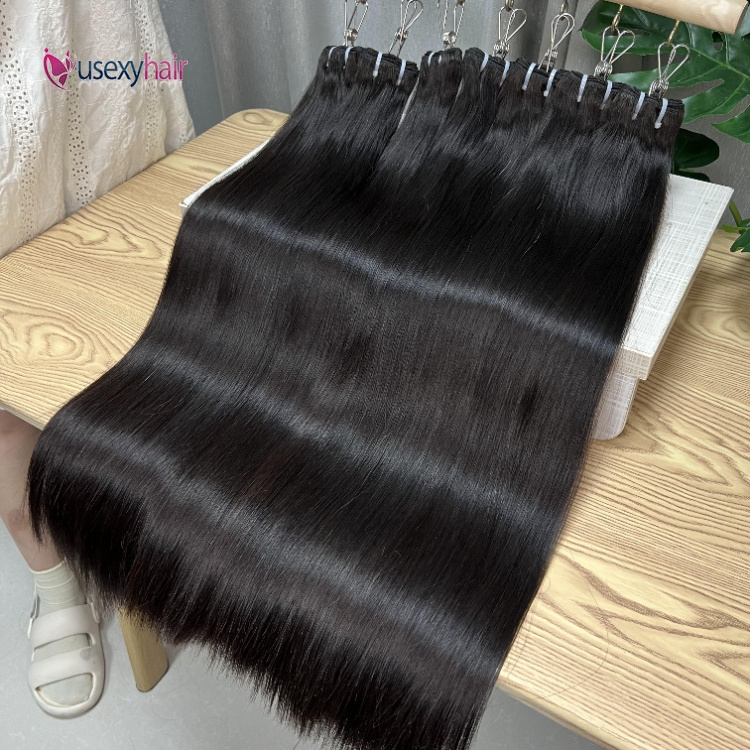 32 34 36 38 40 Inch Raw Indian Straight Hair Weave, Peruvian 100% Human Hair Weft,Super Long Mink Brazilian Human hair Bundle