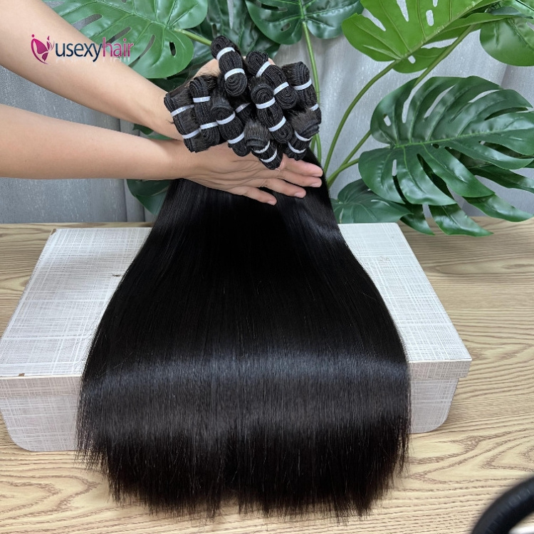 32 34 36 38 40 Inch Raw Indian Straight Hair Weave, Peruvian 100% Human Hair Weft,Super Long Mink Brazilian Human hair Bundle