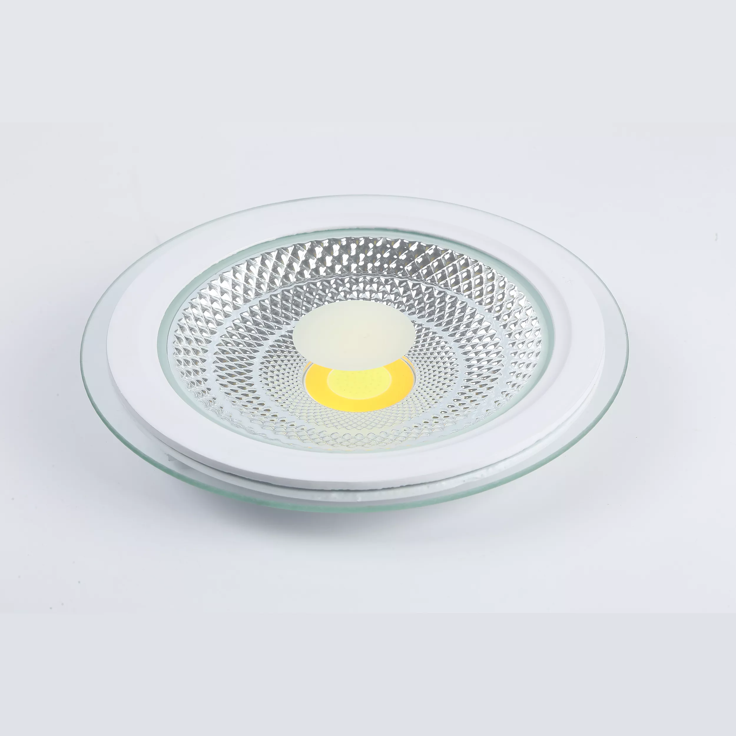 Factory Direct Supply COB Downlight 6W 9W 12W 18W 24W Ceiling LED Glass Panel Light