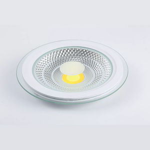 Factory Direct Supply COB Downlight 6W 9W 12W 18W 24W Ceiling LED Glass Panel Light