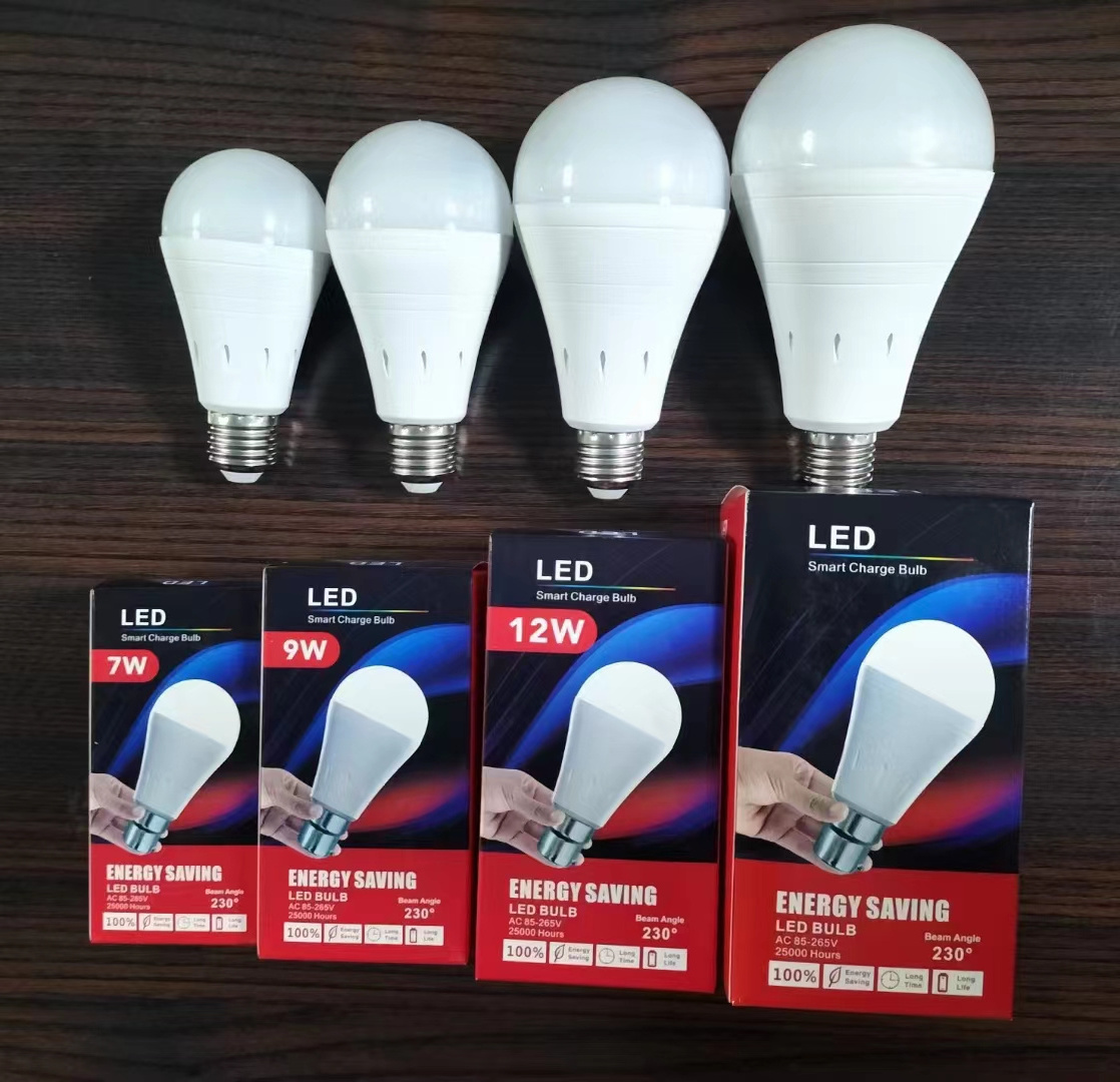 New Products wholesale SMD 9W12w 15w 18w e27 emergency led bulb rechargeable