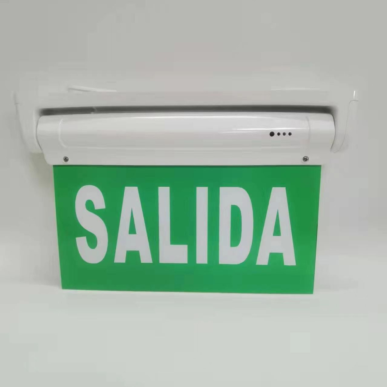 Factory Direct Green Running Double Sided Exit Sign LED Emergency Light