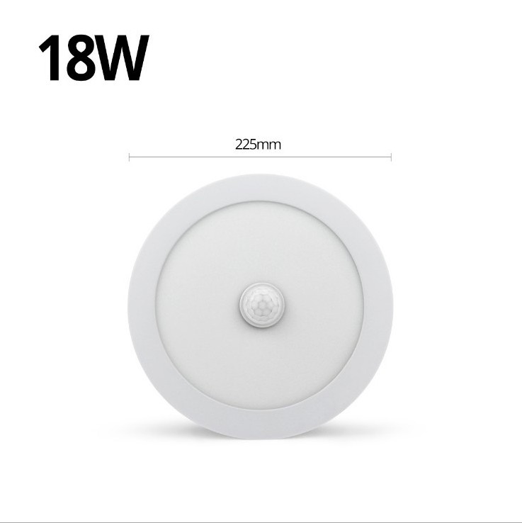 PIR Motion Sensor Recessed Light IP20 indoor  5W 7W 9W 12W 15W 18W LED panel light