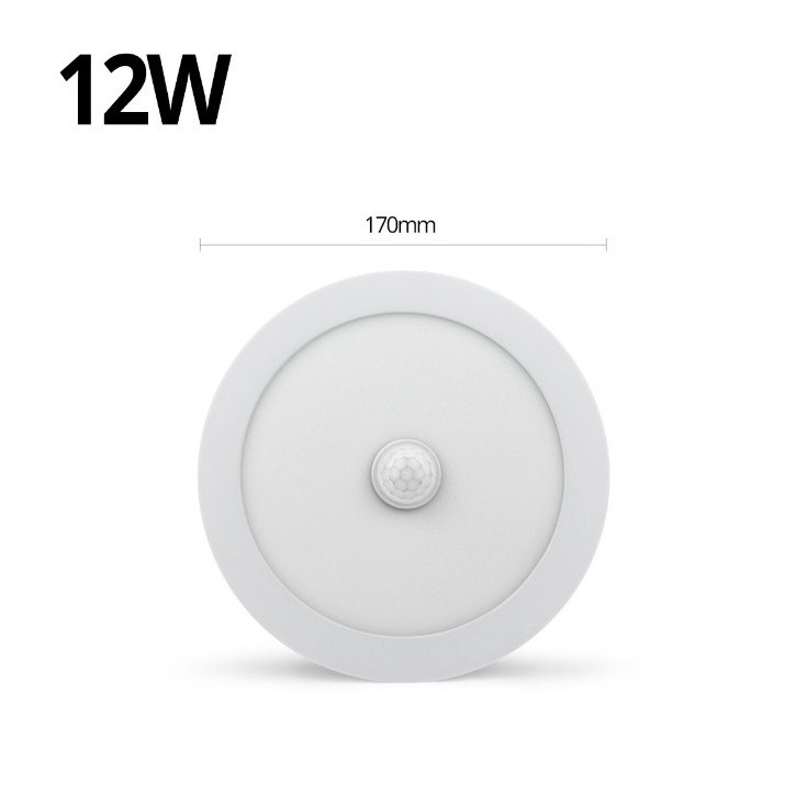 PIR Motion Sensor Recessed Light IP20 indoor  5W 7W 9W 12W 15W 18W LED panel light