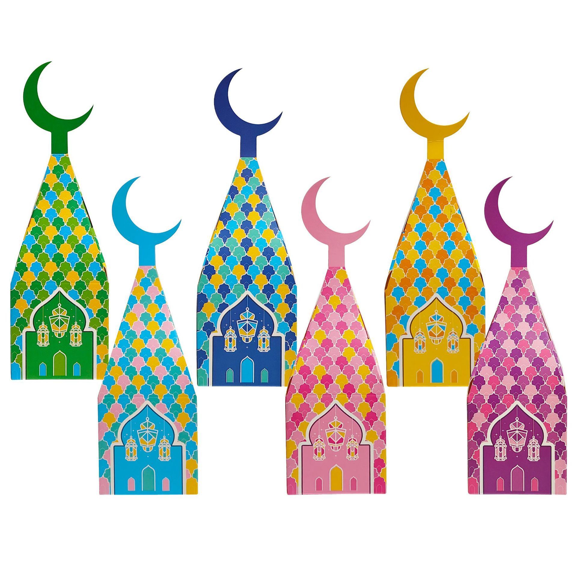 muslim holiday islamic gift moon mosque bonbon candy box