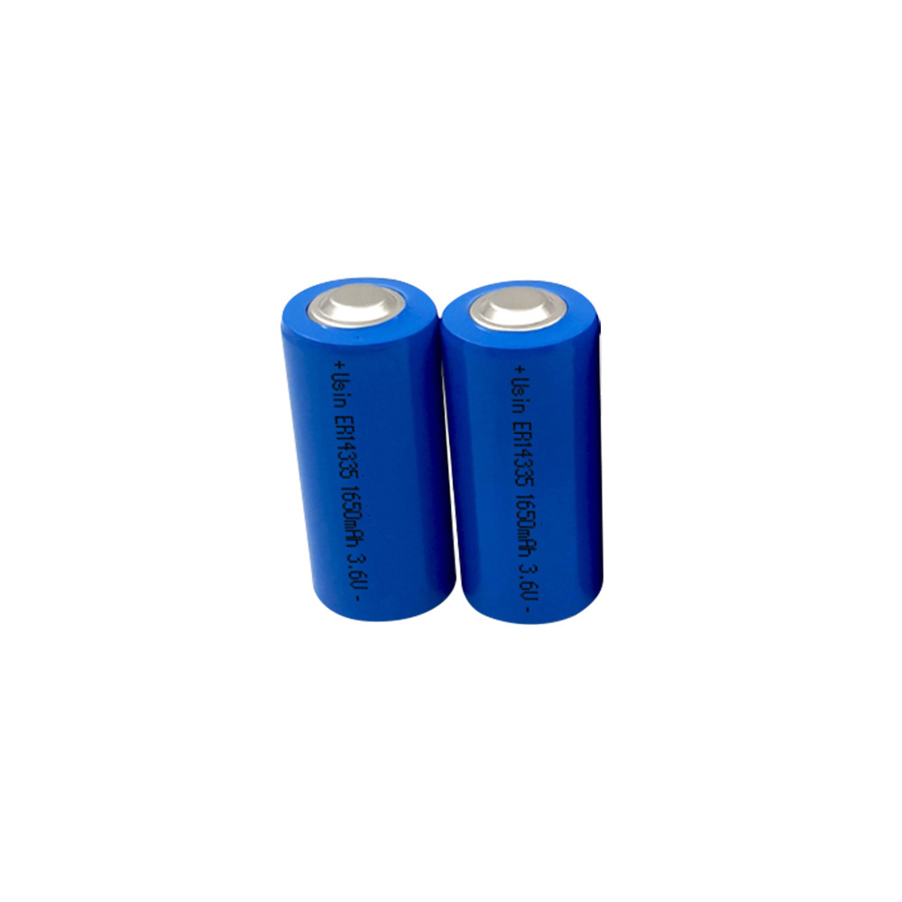 OEM/ODM high quality lisocl2 battery 2/3AA 3.6V er14335 1650mAh for gas meter