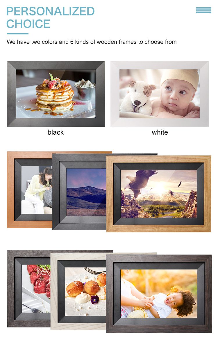 Usingwin E Ink Mini Digital Photo Frame Android 10inch Touch Screen 1280*800 Ips Photo Frame CE Plastic ABS Desk Stand 10