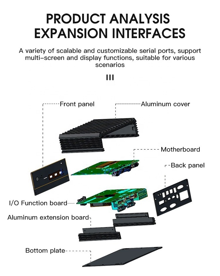 Usingwin Mini host Window system 2 Gigabit Lan Intel Atom N2600 fanless industrial mini pc desktop computer