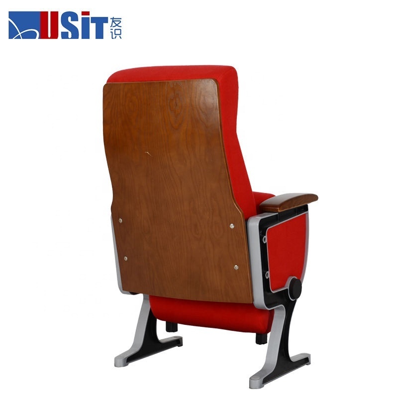 Comfortable Standard Size School Church Auditorium Chairs Conference Hall Theater Furniture Seating