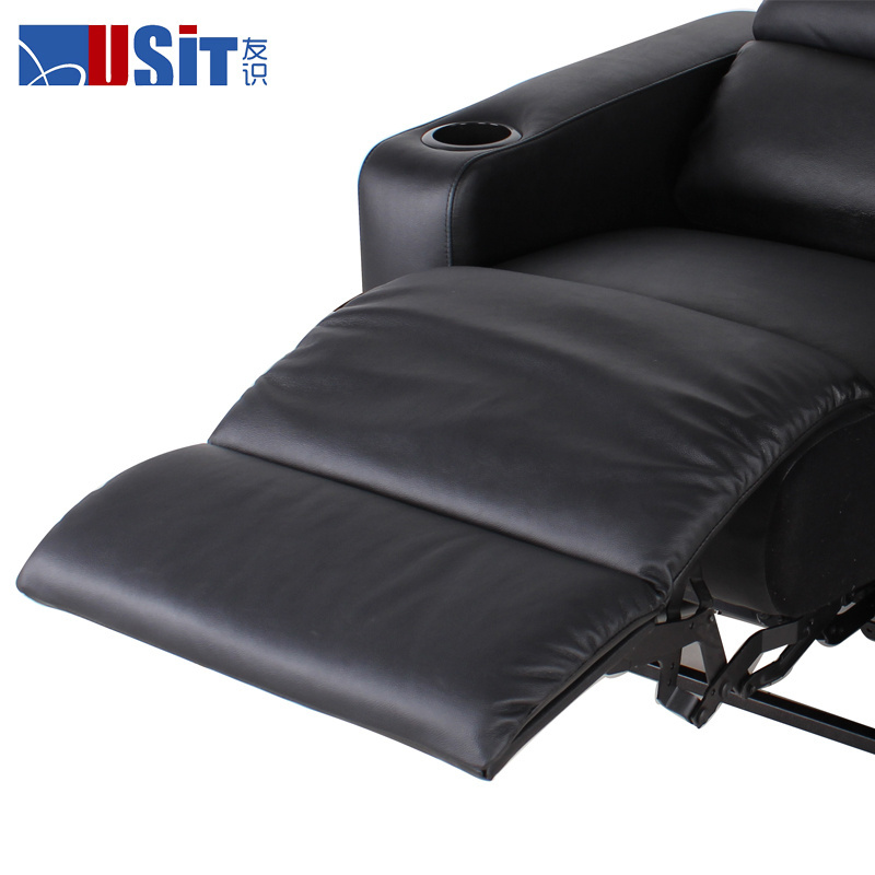 USIT UV 821A Sofa Set Furniture Reclinable Vip Chair Leather 2 Seater Electric Recliner Sofa With Cool Cupholder