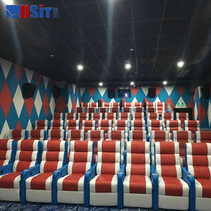 VIP  Upholstered Theater Sofa Cinema Electric Recliner Sofa 3 Seater Electric Recliner Sofa Bed