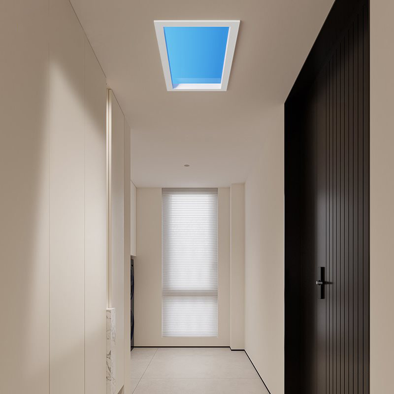 Artificial LED Skylight Blue Sky Ceiling Virtual Natural Sunlight LED Simulator Modern Healthy Panel Skylight