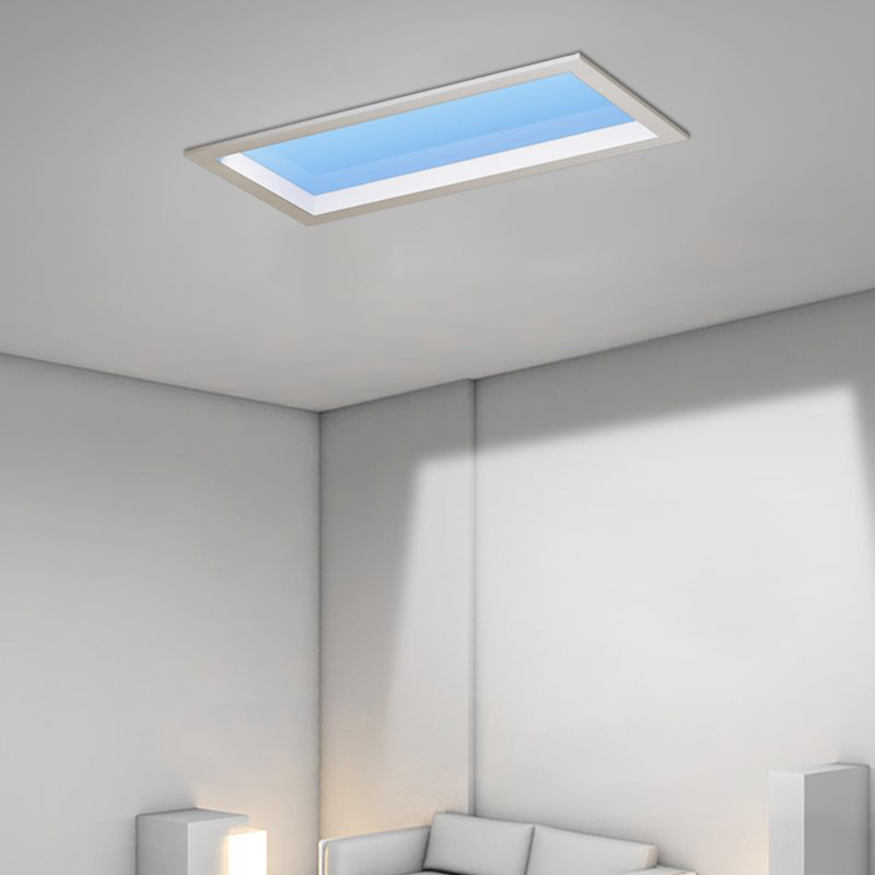 Modern Alexa Control Smart Blue Sky Sunlight Artificial Virtual Skylight Ceiling Panel Light For Home Bedroom