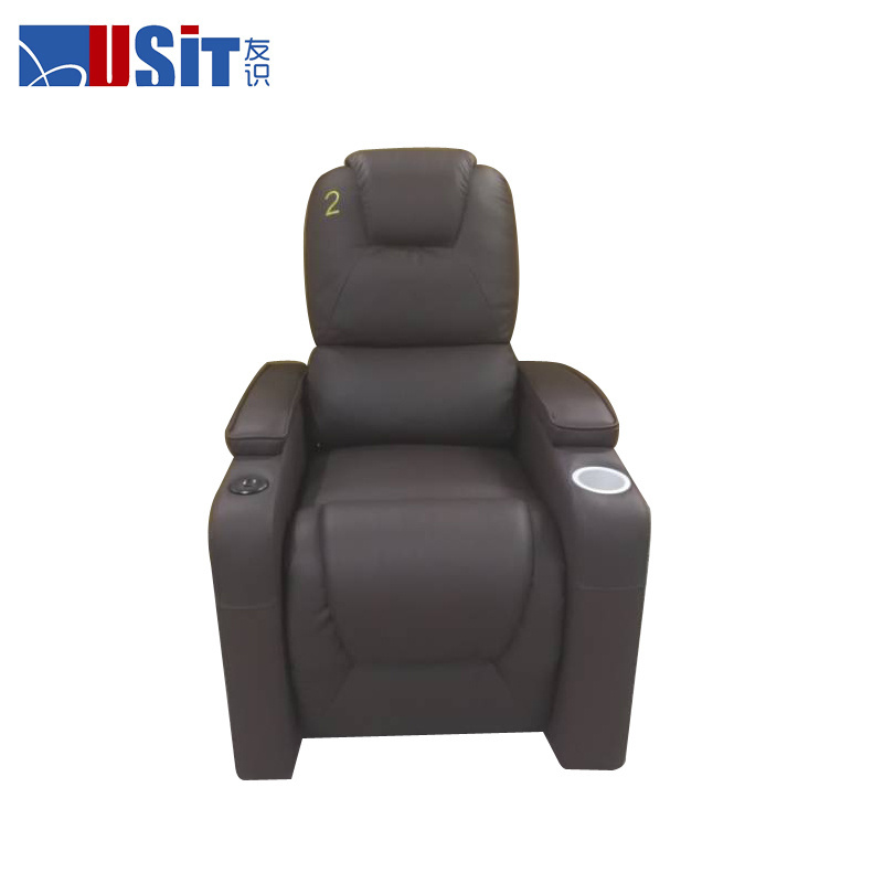 Usit UV855A/2 Home Theatre Manual Lazy boy Leather Reclining Sofa With Cup Holder,lazy boy recliner sofa slipcovers CineEurope