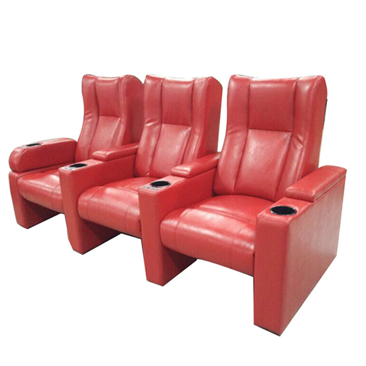 Usit uv-832BR red electric sofa recliner theater furniture home theater seat leather recliner sofa