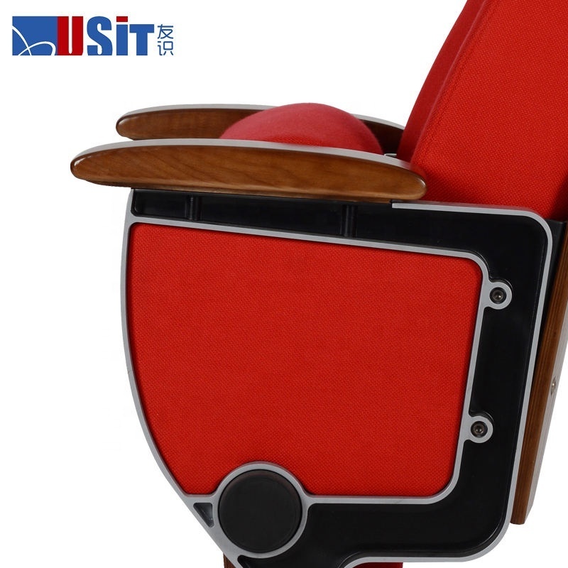 Comfortable Standard Size School Church Auditorium Chairs Conference Hall Theater Furniture Seating