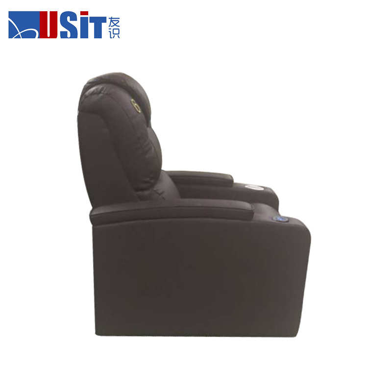 Usit UV855A/2 Home Theatre Manual Lazy boy Leather Reclining Sofa With Cup Holder,lazy boy recliner sofa slipcovers CineEurope