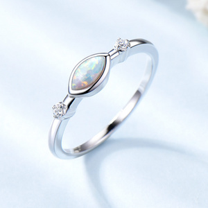 Drop shopping Handmade Silver Handmade Synthetic Opal Australian Fashion Sterling Silver Jewellery Ring