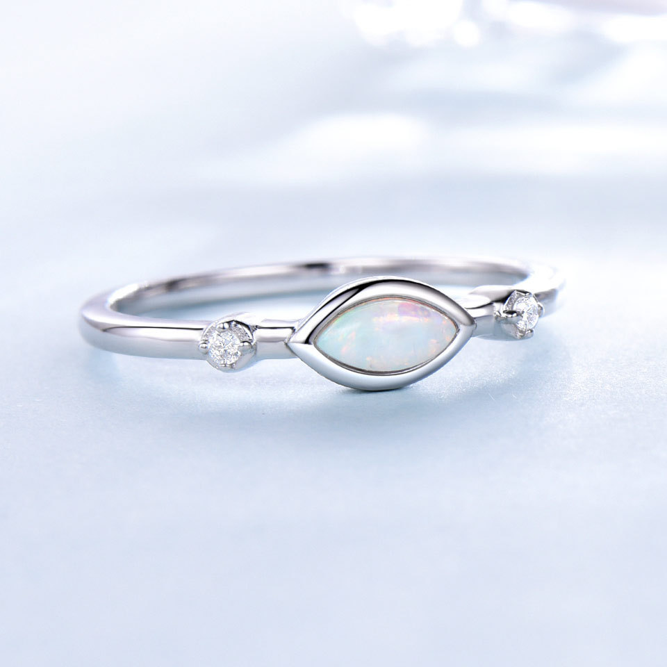 Drop shopping Handmade Silver Handmade Synthetic Opal Australian Fashion Sterling Silver Jewellery Ring