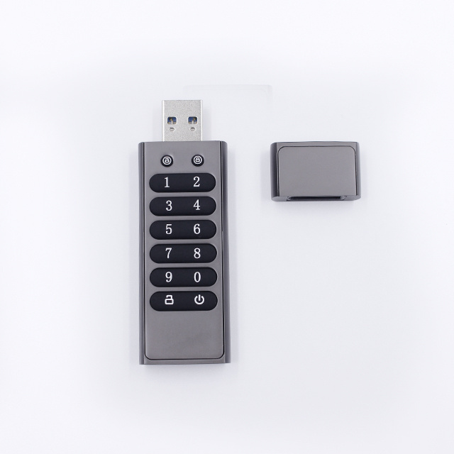 Off-line Encrypt Pendrive USB Flash Drive 32GB 16GB Pen Drive 256-bit Hardware Keypad Lock Memory Stick usb 2tb flash drive