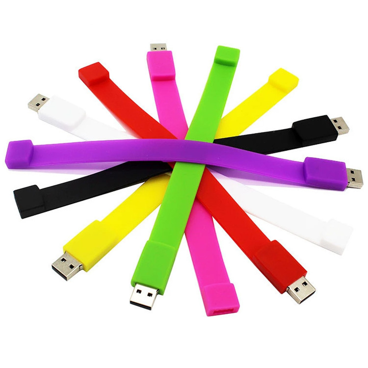 OEM wristband usb flash 8gb drives basketball silicone bracelet usb 2.0 football team silicone Sports wristbands memory flash