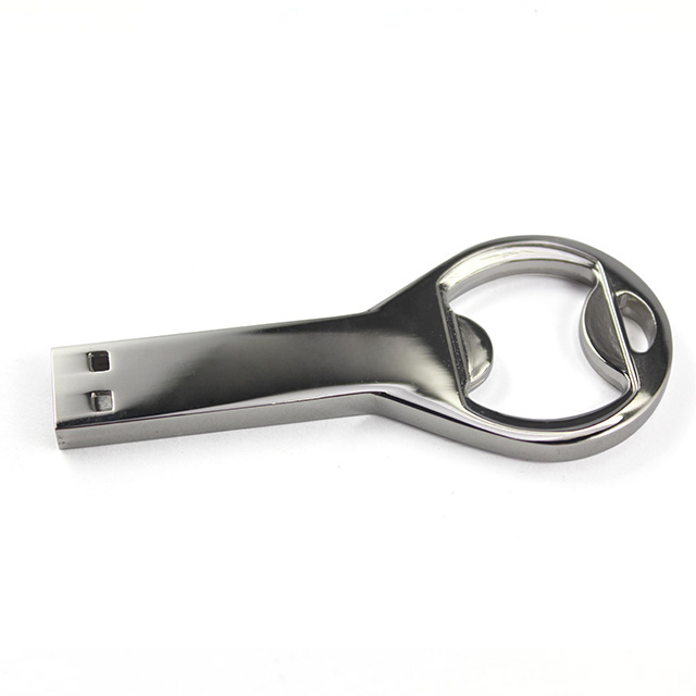 bottle opener metal usb flash disk thumb drive 4GB 8GB 16GB 32GB 64GB memory disk beer promotion stick metal usb pen drive