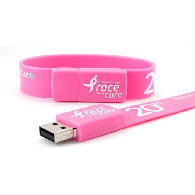 Promotion custom logo cle usb bracelet silicone  pendrive wristband flash drive bracelet usb drive 16 gb  usb bracelet