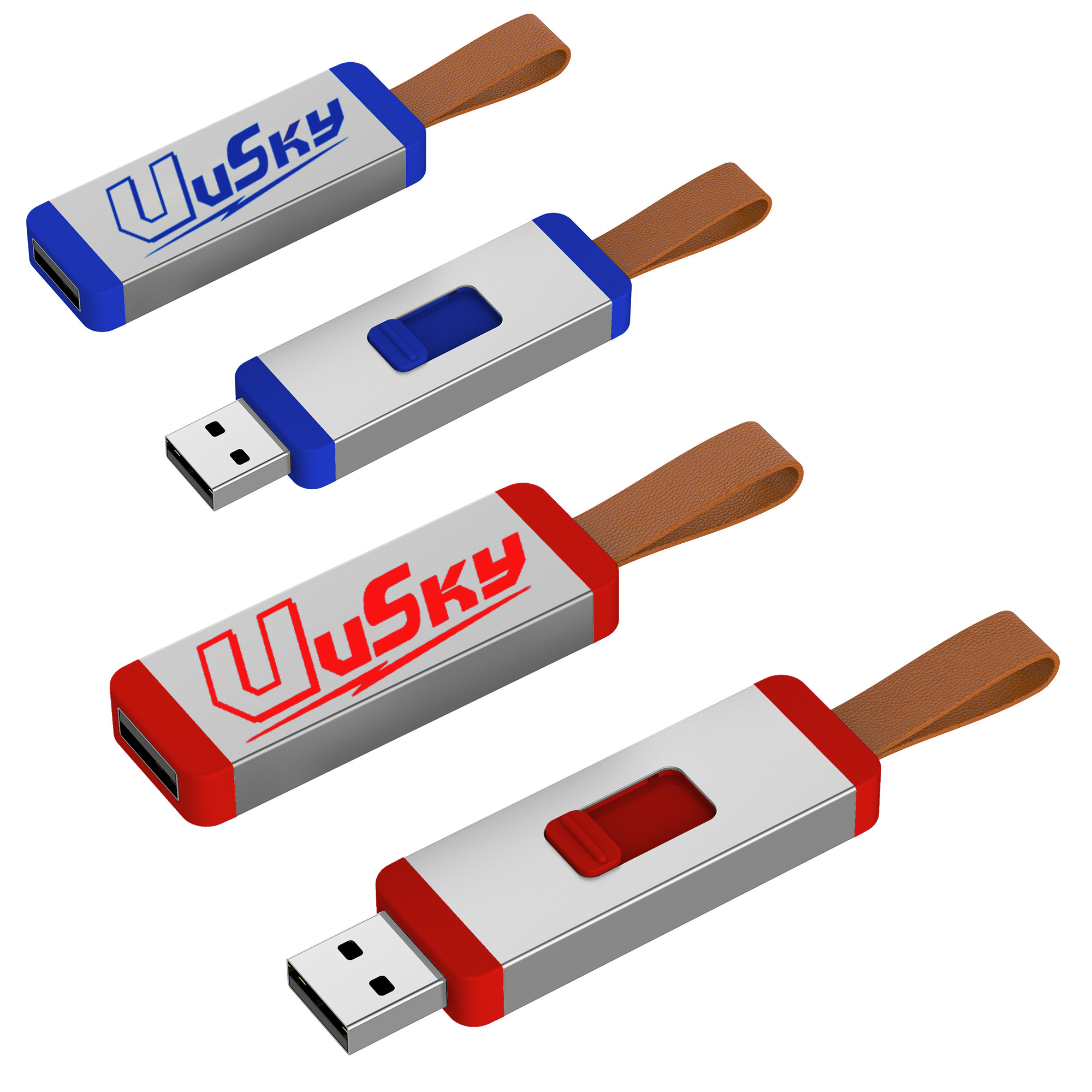 2023 New Arrival USB Flash Thumb Drive 2.0 3.0 U Disk cle Promo Gift Full Capacity Memory USB Stick 128GB Push Pull Pendrive