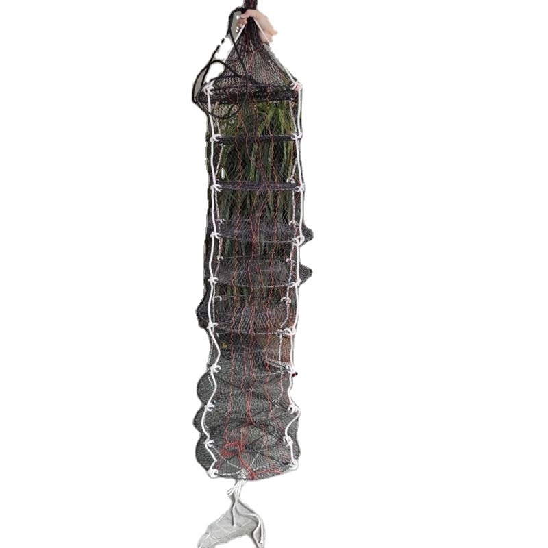 Fish Trap Net Scallop Pearl Aquaculture Equipment Traps Scallop Cage Lantern Net For Oyster Shellfish Culture