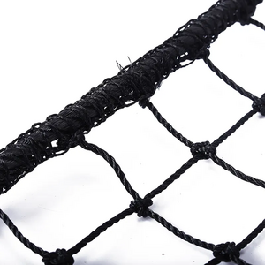 Direct selling Knotted Black Polyester Nylon Protective Rope Net volleyball Futsal Court net circket nets