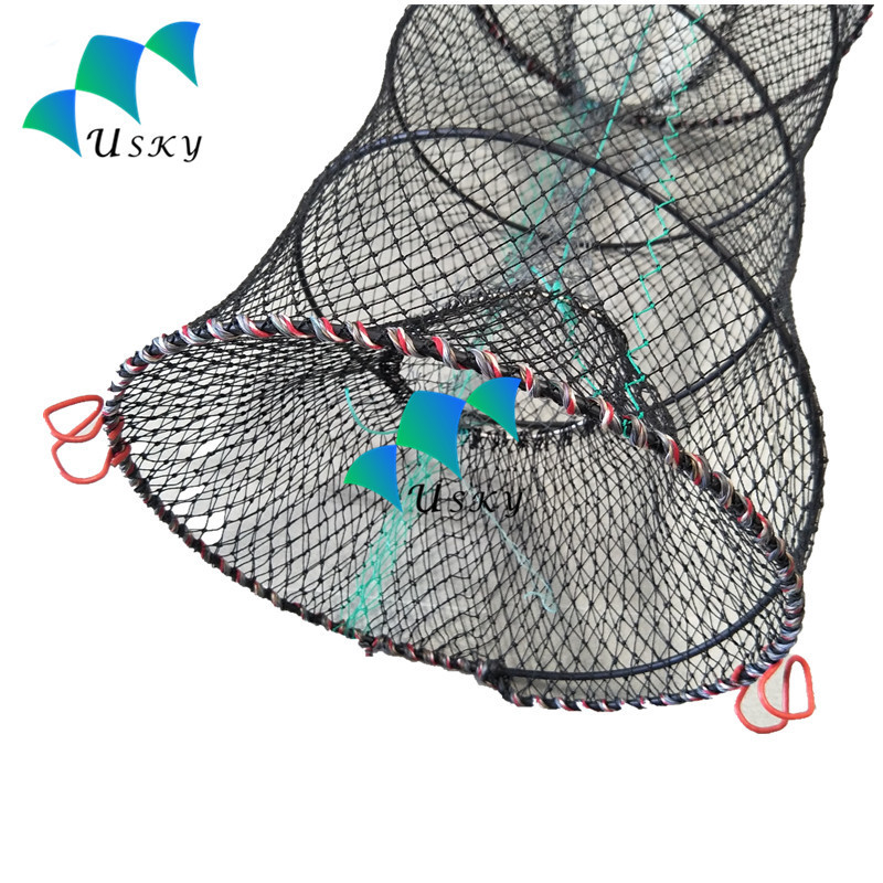 30*60cm Denmark Crayfish Lobster Norway Black Green White Sweden Kingfisher Nylon Webbing Net Crab Traps