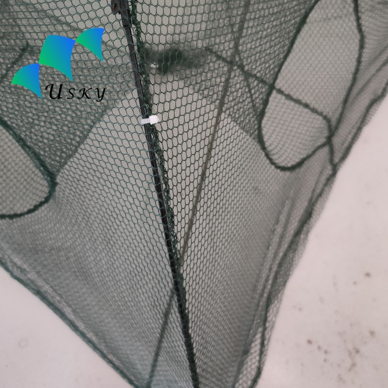 umbrella shaped mosquito netting fishing cage screen cover with zipper