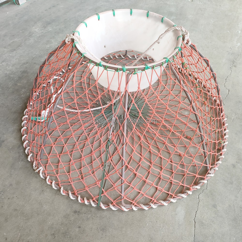 Strong 12/14mm Frame King Crab Cage Large Crab Pot Used for Under Deep Sea Heavy Duty For Catching Crab