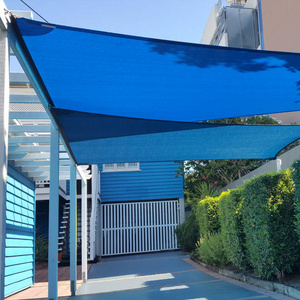 Sun Shade Sail Canopy Blue Cover for Patio Outdoor Backyard Shade Sail for Garden Playground