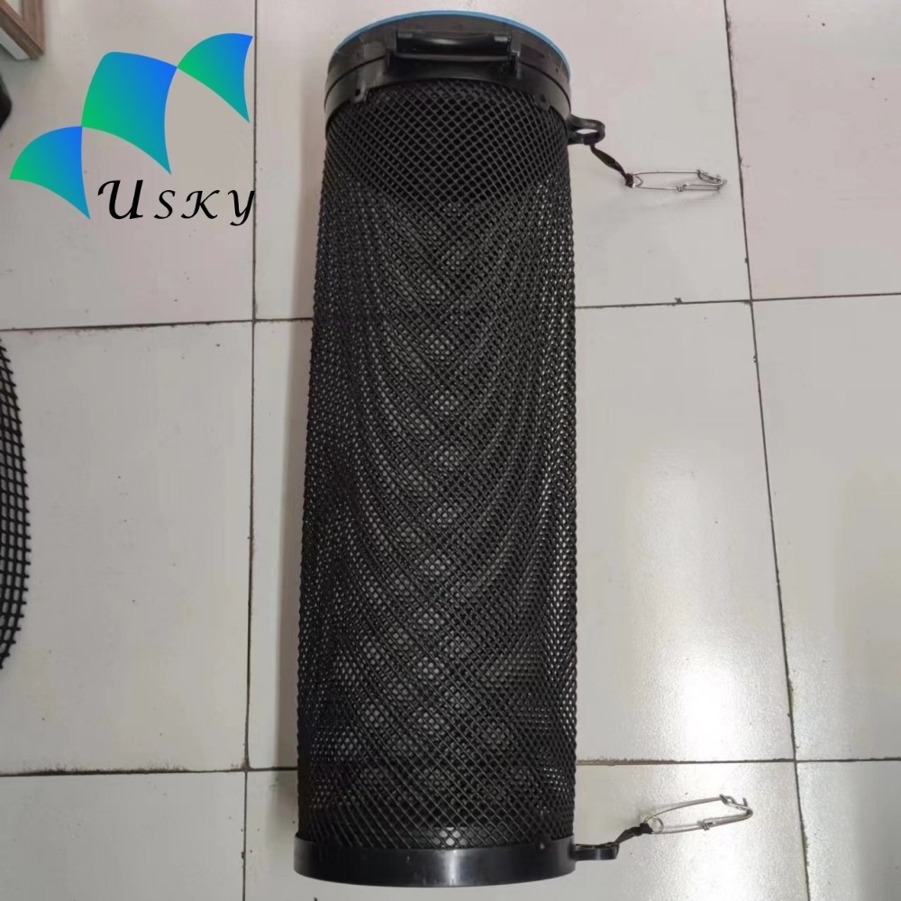 6mm, 9mm, 13mm, and 23mm 26cm Cylinder 90cm High Density Polyethylene Long Line Floating Oyster Mesh Bags