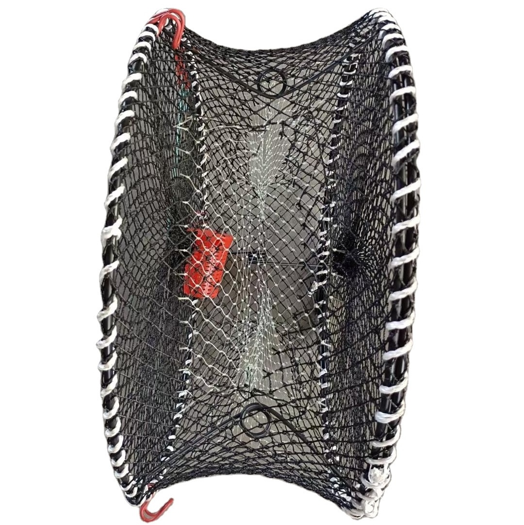 Norway Fishing Lobster Crab Trap Pot Cage Frame Crayfish with Nylon PE Mesh Net for Sale