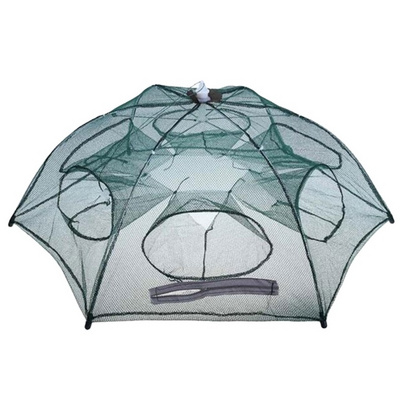 Galvanized bracket umbrella cage fish trap net