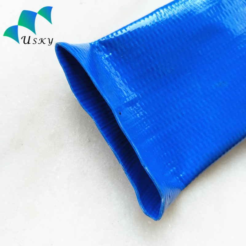 PVC Layflat Discharge Hose Pipe 1 2 3 4 5 6 8 10 12 16 Inch for Water Drain Pump