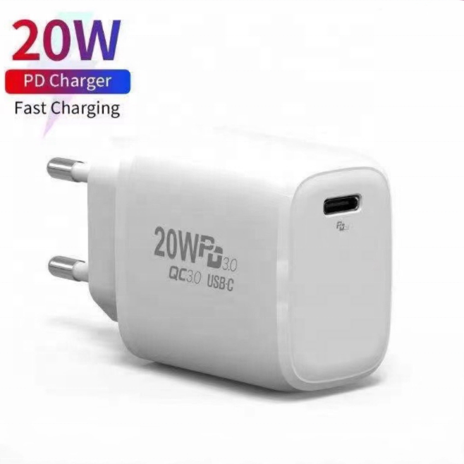 PD 18W usb charger 20W travel plug adapter charger appliances mobile usb C charger head