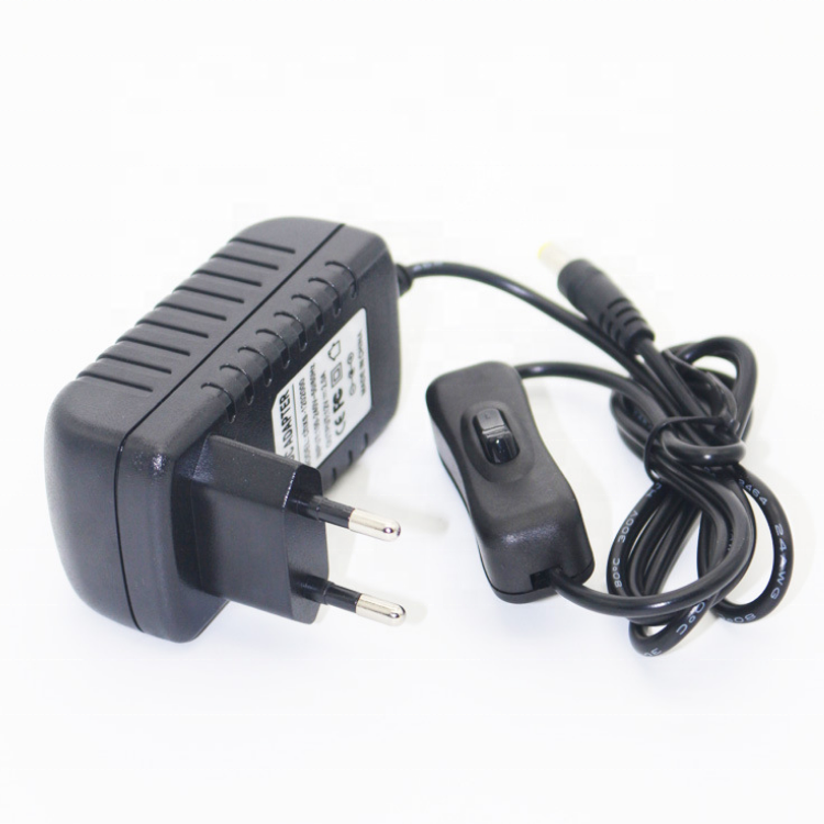 AC Wall Plug to 12v dc power adapter Set top box 5V USB power adapters Switch DC Power adaptor