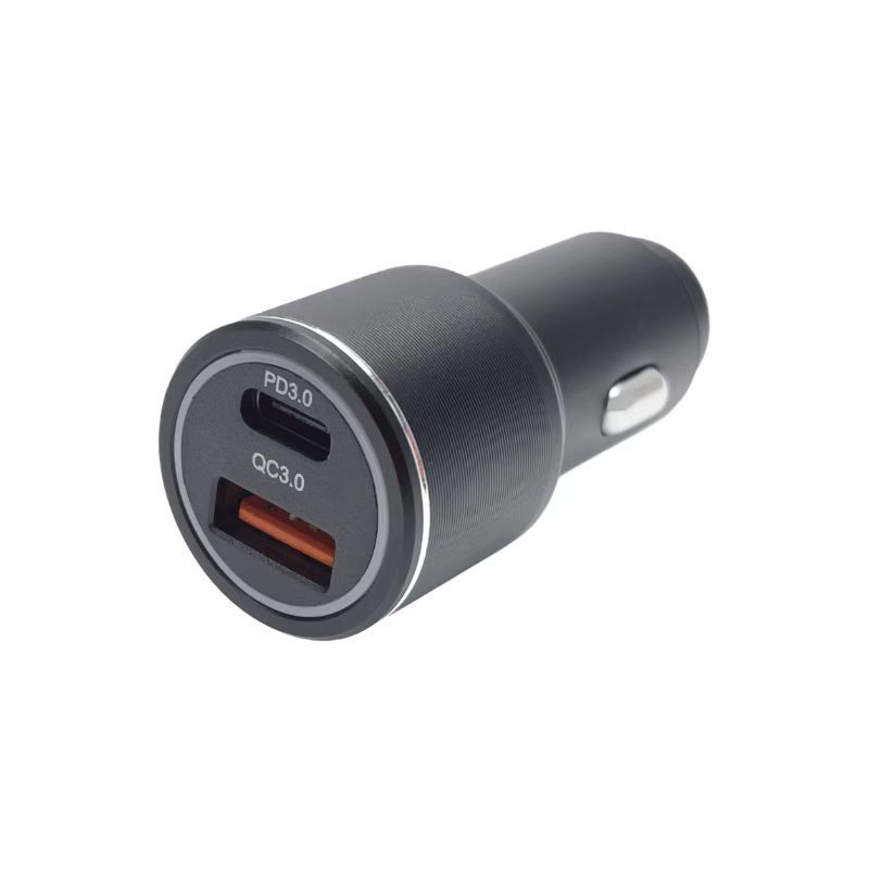 PD 18w 20w adapter dual usb type-c  car phone charger usb c car charger super fast charging for Mobile phone charging