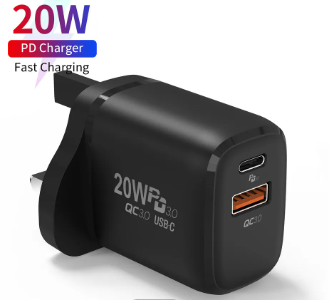 PD 18W usb charger 20W travel plug adapter charger appliances mobile usb C charger head