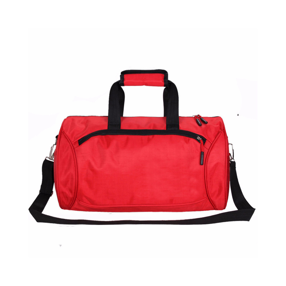 OEM custom logo small men fitness sports duffle sublimation gym bag with shoe compartment