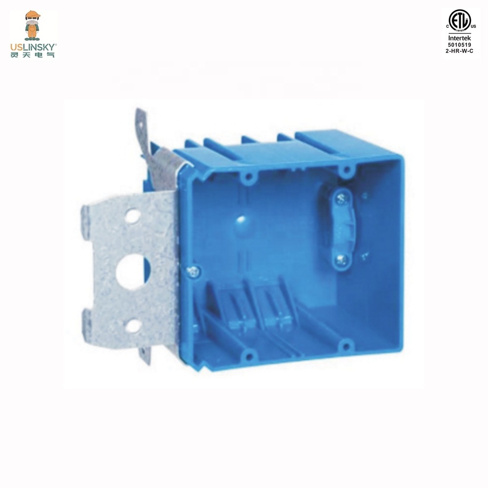 Linsky APB234-ADJ Model ETL Certificated Electrical Plastic Junction Box Outlet Box Switch Box Two Gang