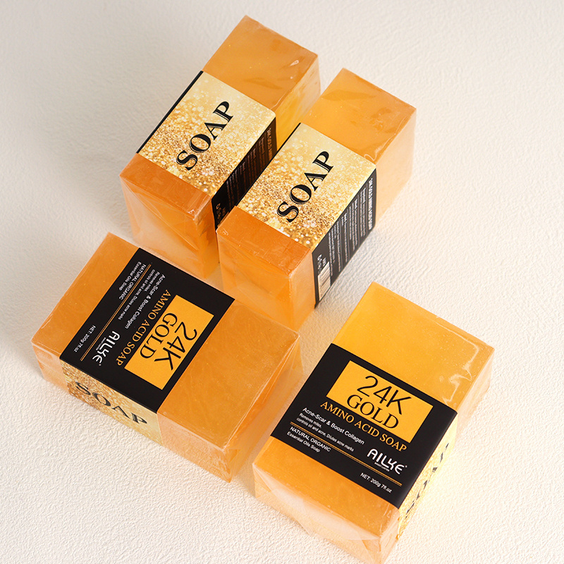 Exfoliating Lightening 24k Gold Soap OEM Natural Female Toilet Soap Whitening Activated Charcoal Powder 2000g for Adults