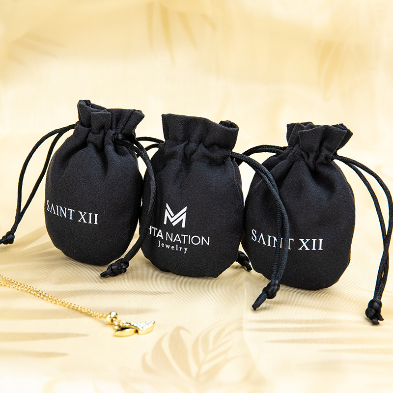 bags for packaging black velvet pouch drawstring satin interior 30 cm wedding favor bags jewel velvet pouch