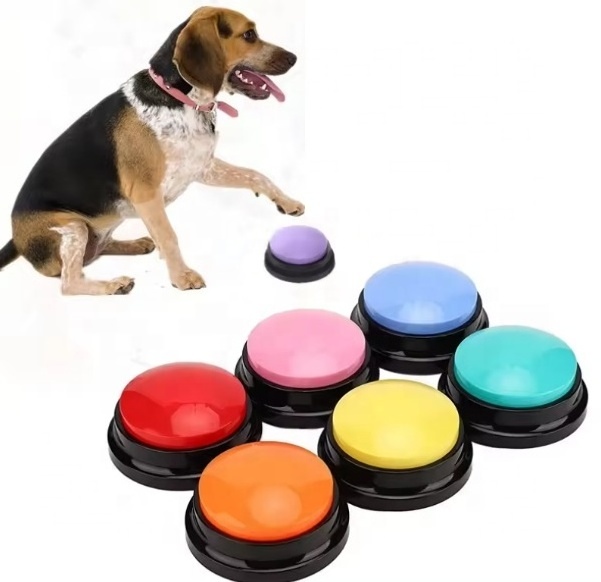 USMILEPET Factory Direct Pet Training Vocal Box Recordable Dog Round Button for Pet Communication Talking Button