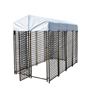 USMILEPET Factory Direct Manufacturer Dog Kennels Large Outdoor For HouseHold Farm With Roof Coating Dog Kennel Outdoor